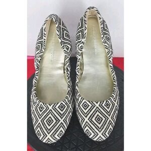 Women's Brooke Ballet Flats Size 9 Lydia Black‎ & White Fall